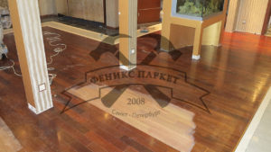 Паркет: Циклевание / Шпатлевание / Грунтование / Лакировка / Нанесение Масла
