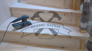 Лестницы: Восстановление деревянной поверхности и нанесение лака / масла